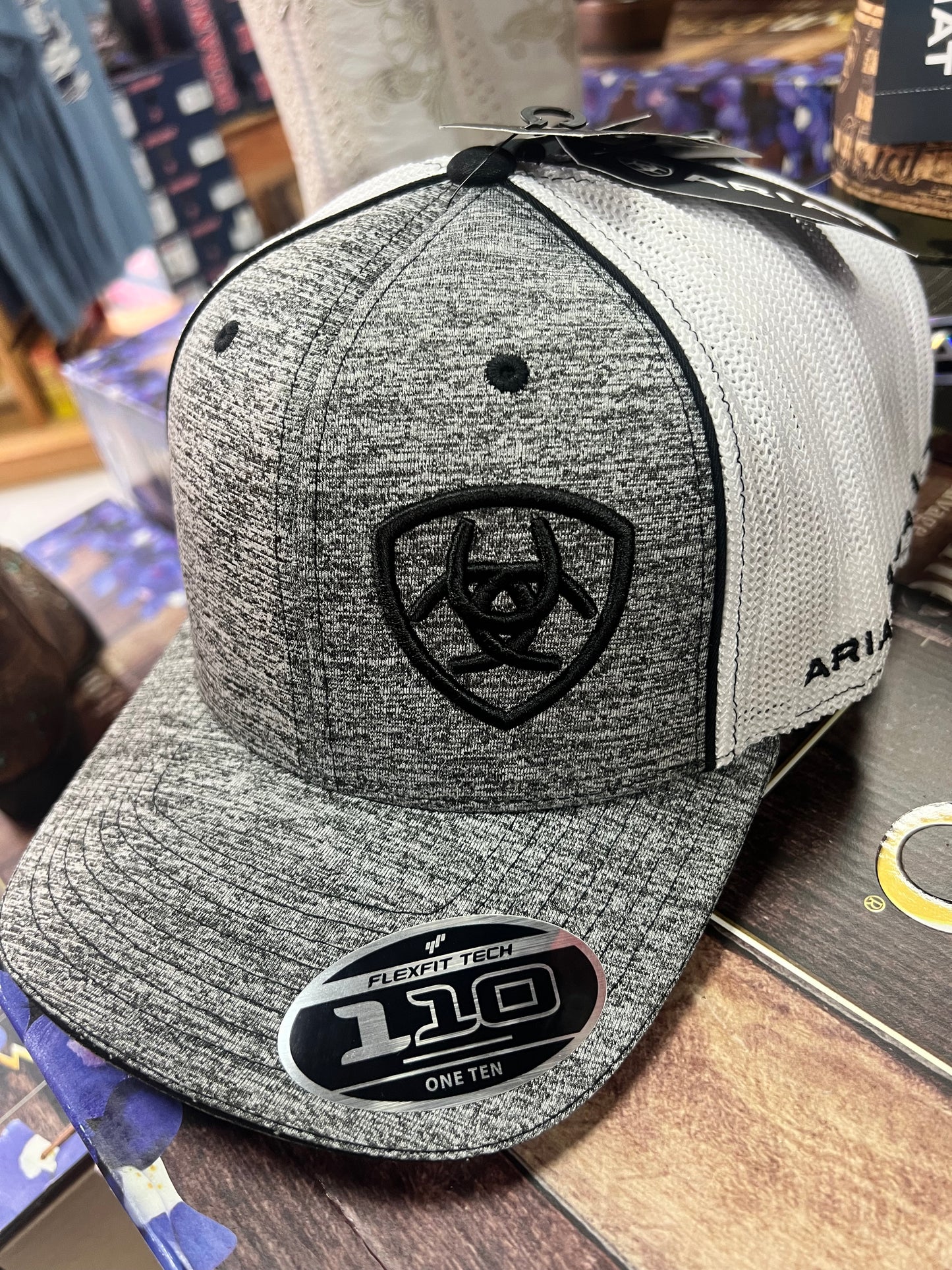 Grey Ariat Cap