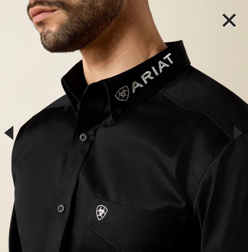 Team Logo Twill Fitted Western Shirt