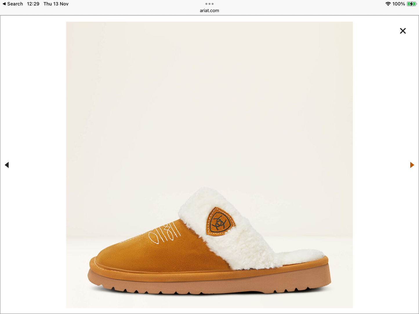 Ariat Western Slippers