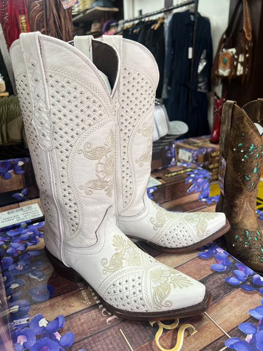 Liga Blanco Cowboy Boots