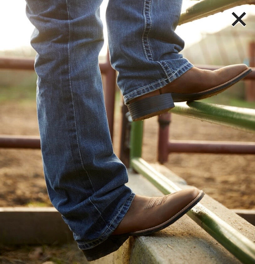 Men’s Sport Wide Square Toe Western Boot