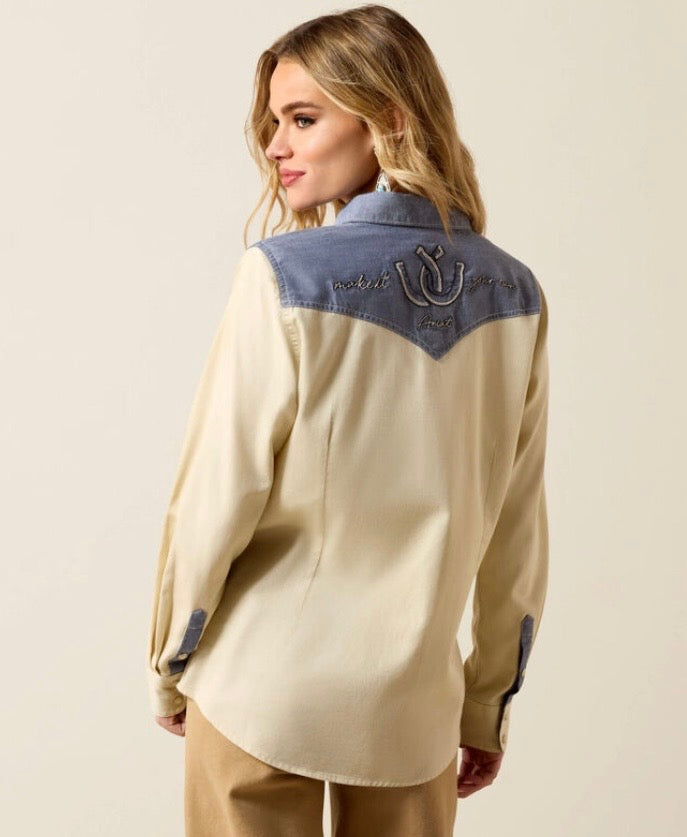 Horseshoe Western Snap Shirt