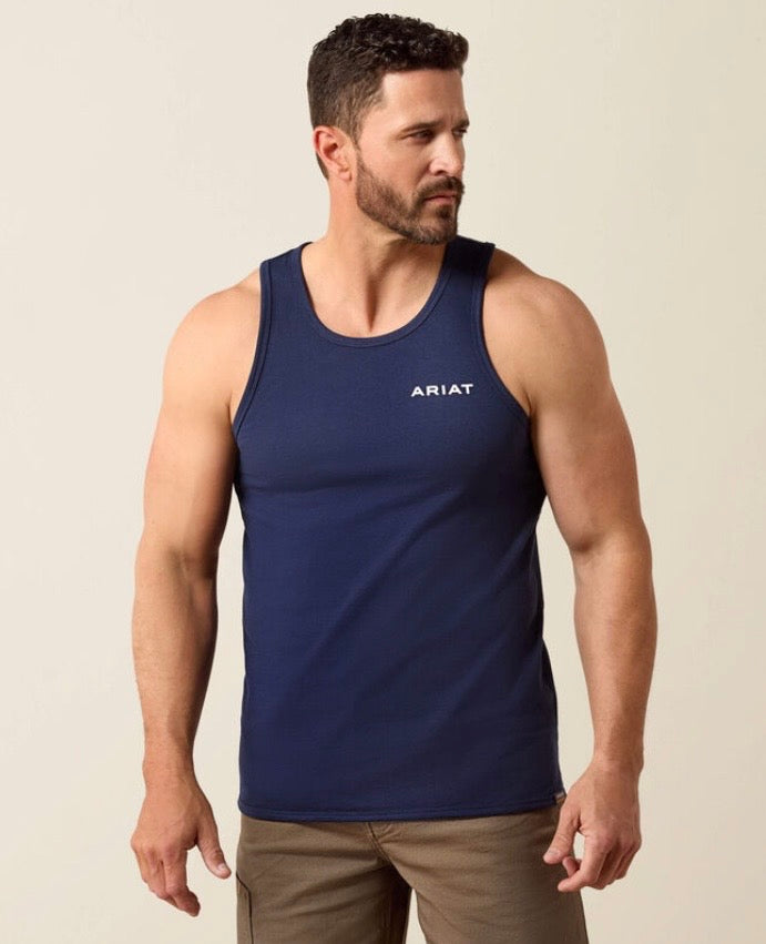 Rebar Cotton Strong Singlet Tank