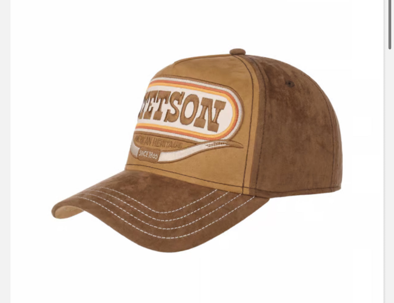 Stetson Buffalo Horn Trucker Cap
