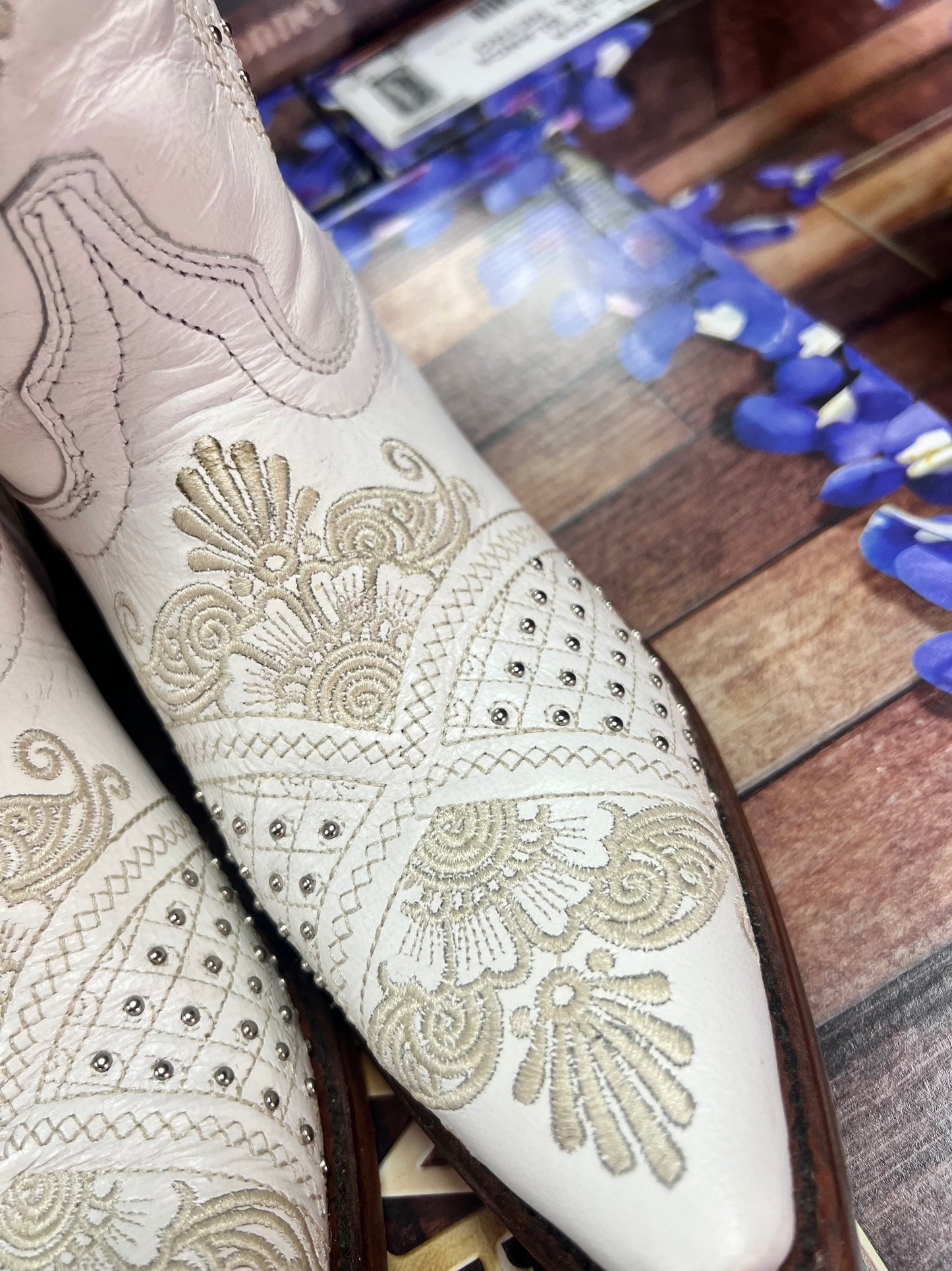 Liga Blanco Cowboy Boots