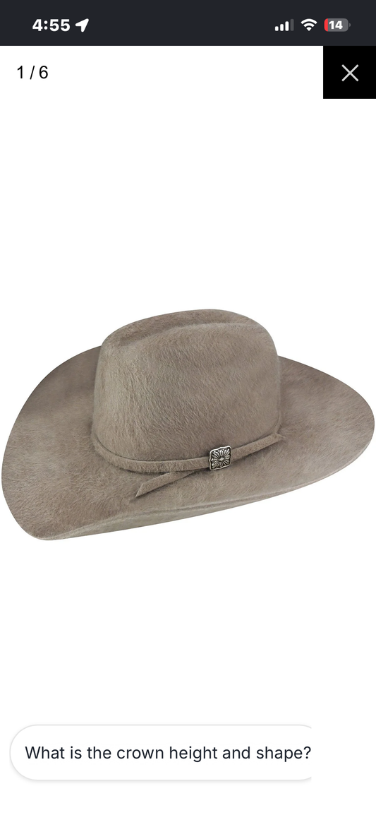 Renegade® Oro Grizzly cowboy hat