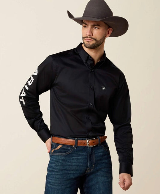 Team Logo Twill Fitted Western Shirt