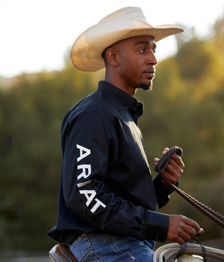 Team Logo Twill Fitted Western Shirt