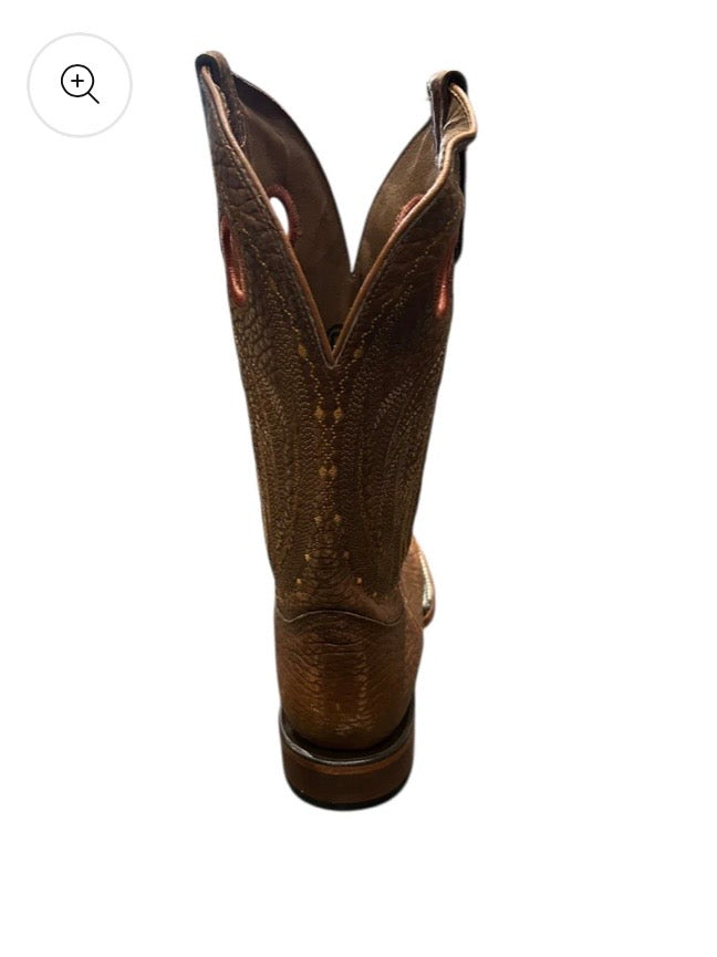 Corral Circle G L6293 Embroidery Tan Wide Square Toe Mens Cowboy Boots