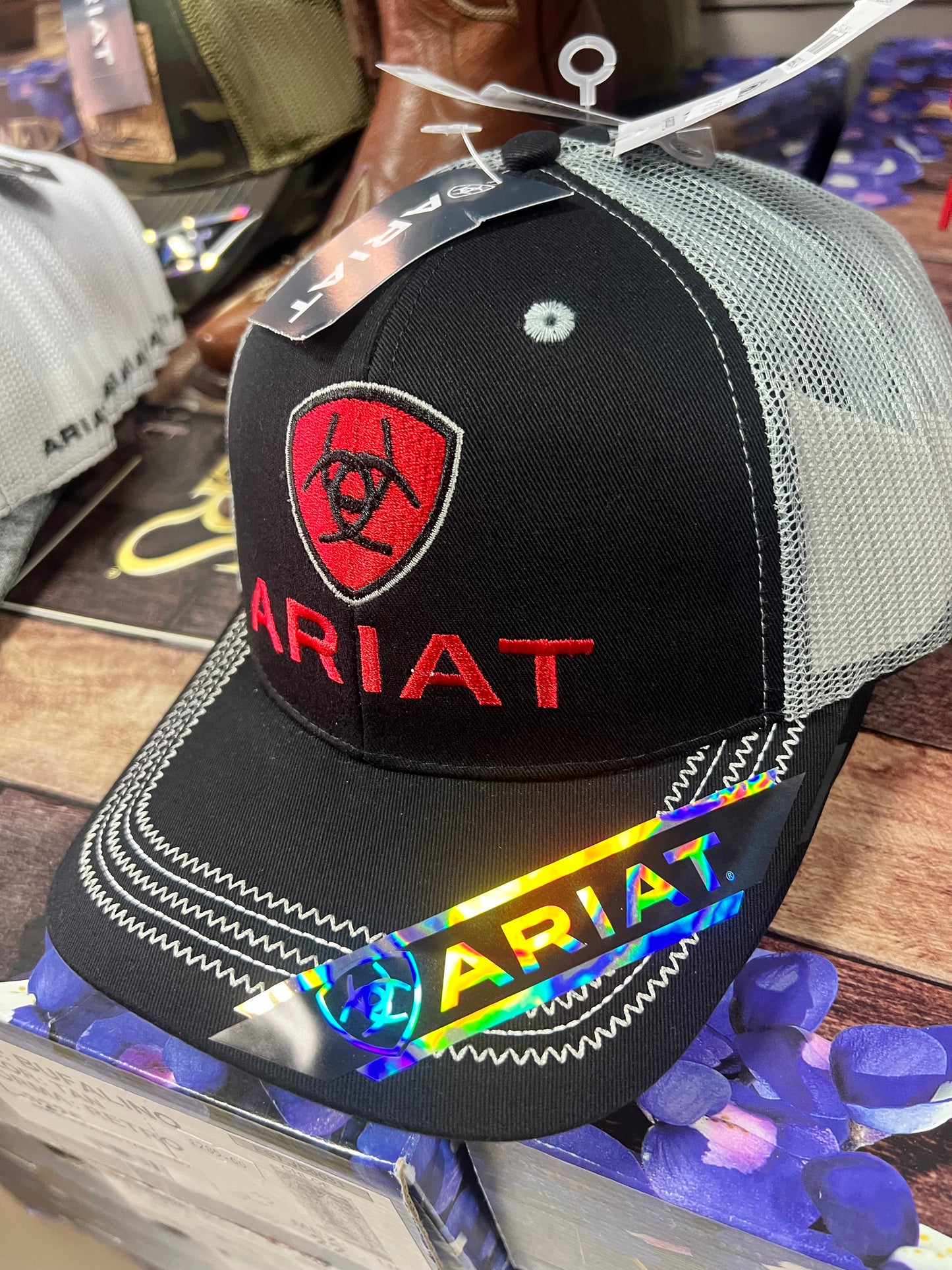 Red / Black Ariat Cap