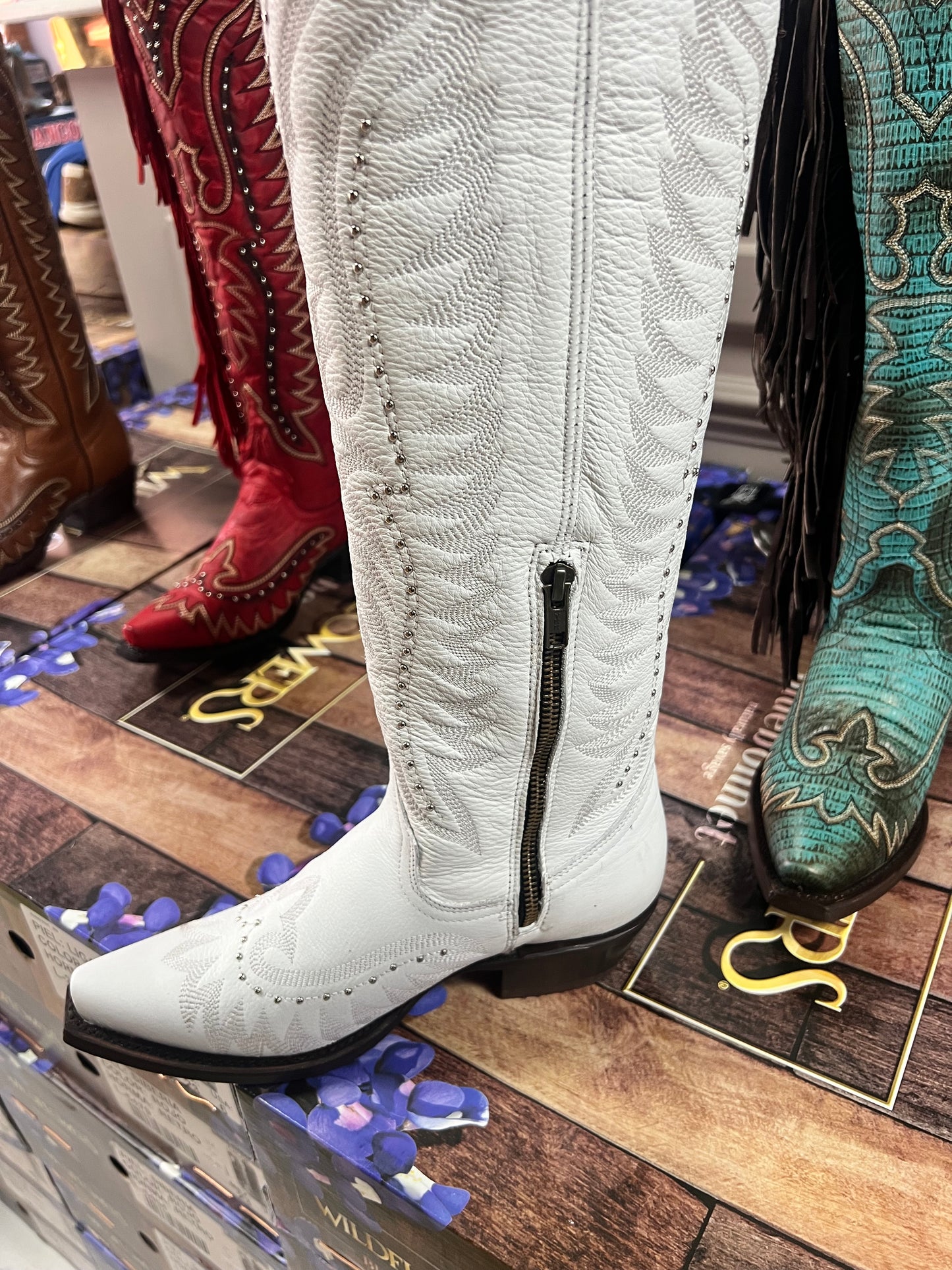 Blanca Retro Tall Cowboy Boots