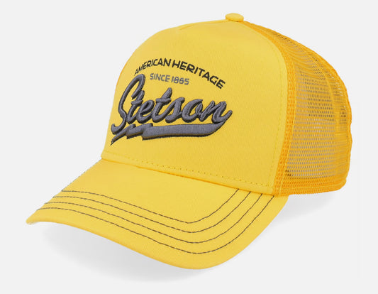Stetson Yellow American Heritage Trucker Cap