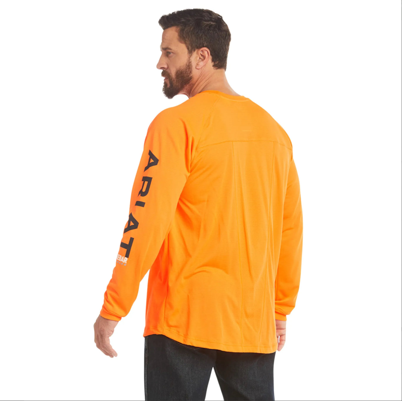 Ariat Rebar Long Sleeve Orange