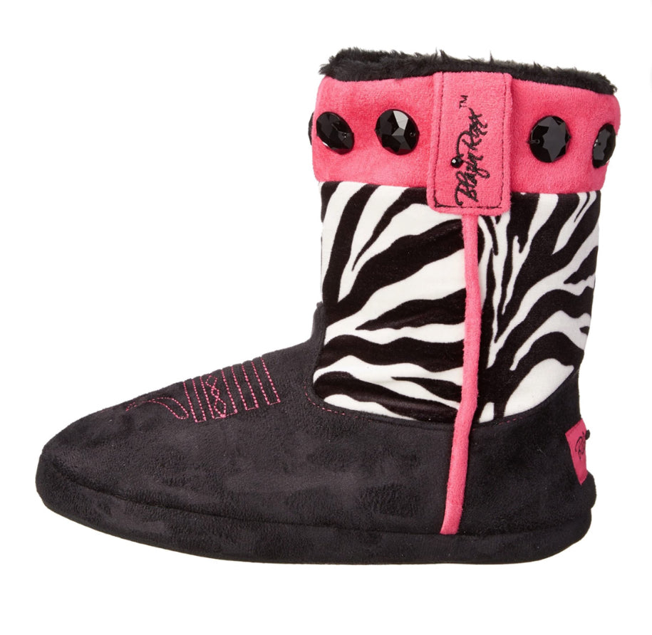 Blazin’ Rox Kids Cowboy Boot Slippers