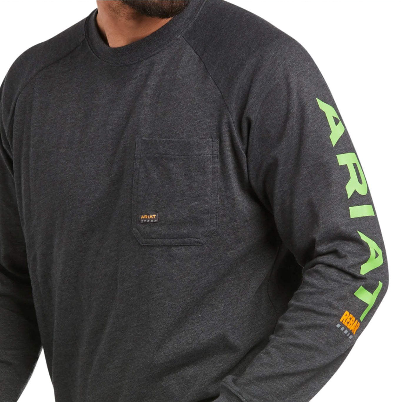Ariat Rebar Long Sleeve Grey