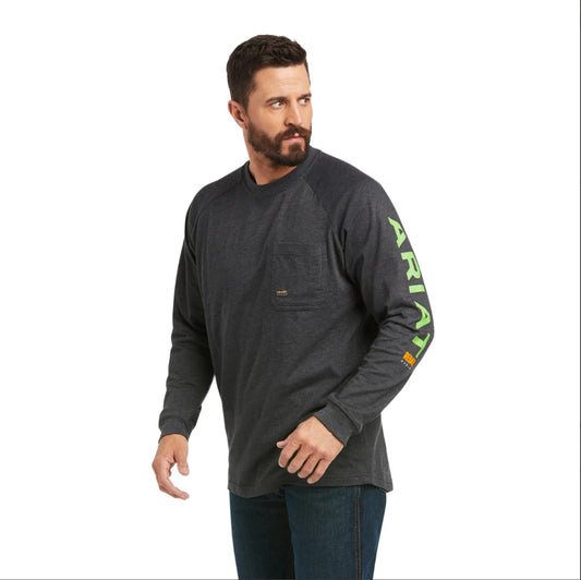 Ariat Rebar Long Sleeve Grey